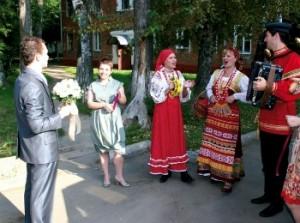 Встреча жениха перед выкупом невесты